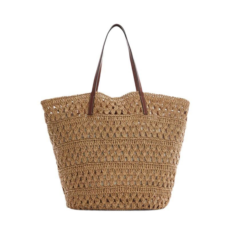 Sac en paille de grande capacité pour ne plus manquer de place lors de vos sorties