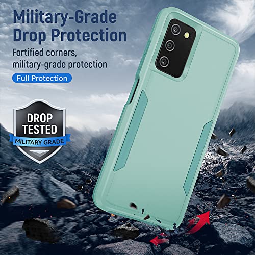 Image of for Samsung Galaxy A03S Case with HD Screen Protector, Green