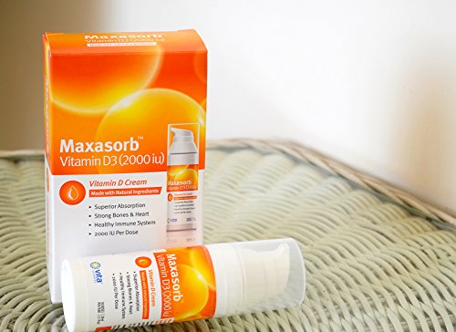 Vitamin D Cream Safe For Psoriasis Sufferers - Premium Vitamin D Skin, Body, Face Cream For Itchy, Scaly Or Dry Skin. Maxasorb Vitamin D3 2000 Iu #TOP4