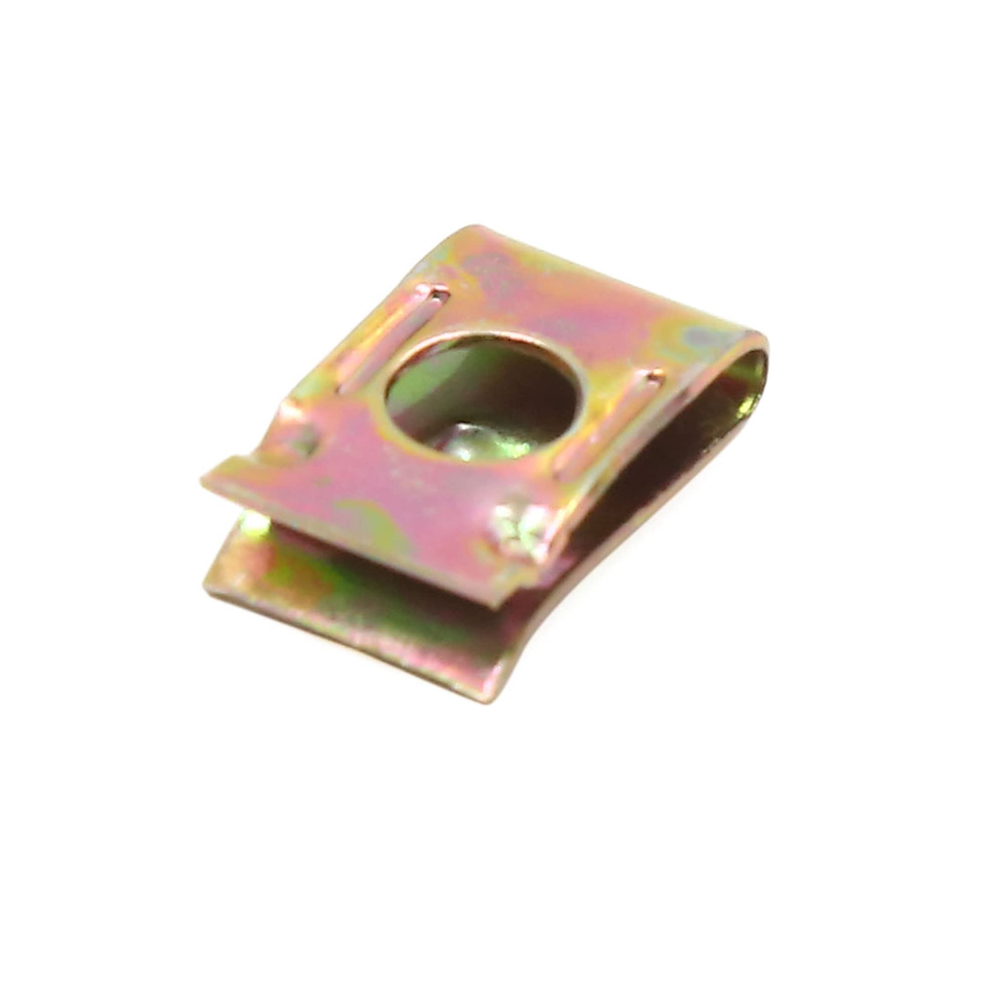 100 Piezas De Grapas Tipo U De Metal, Para Paneles, Puertas, Clips De Sujeción - Agujero De 6 Mm