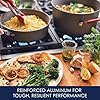 Rachael Ray - 87630 Rachael Ray Cucina Hard Anodized Nonstick Cookware Pots and Pans Set, 12 Piece, Gray with Red Handles #3
