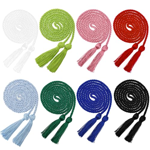 8 Pcs Graduation Cords 2026 Graduation Honor Cords 2026 Honor Tassels Sewing Tassels for Bachelor Master Doctor