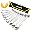 Metric Offset Wrench Set With Color Ring