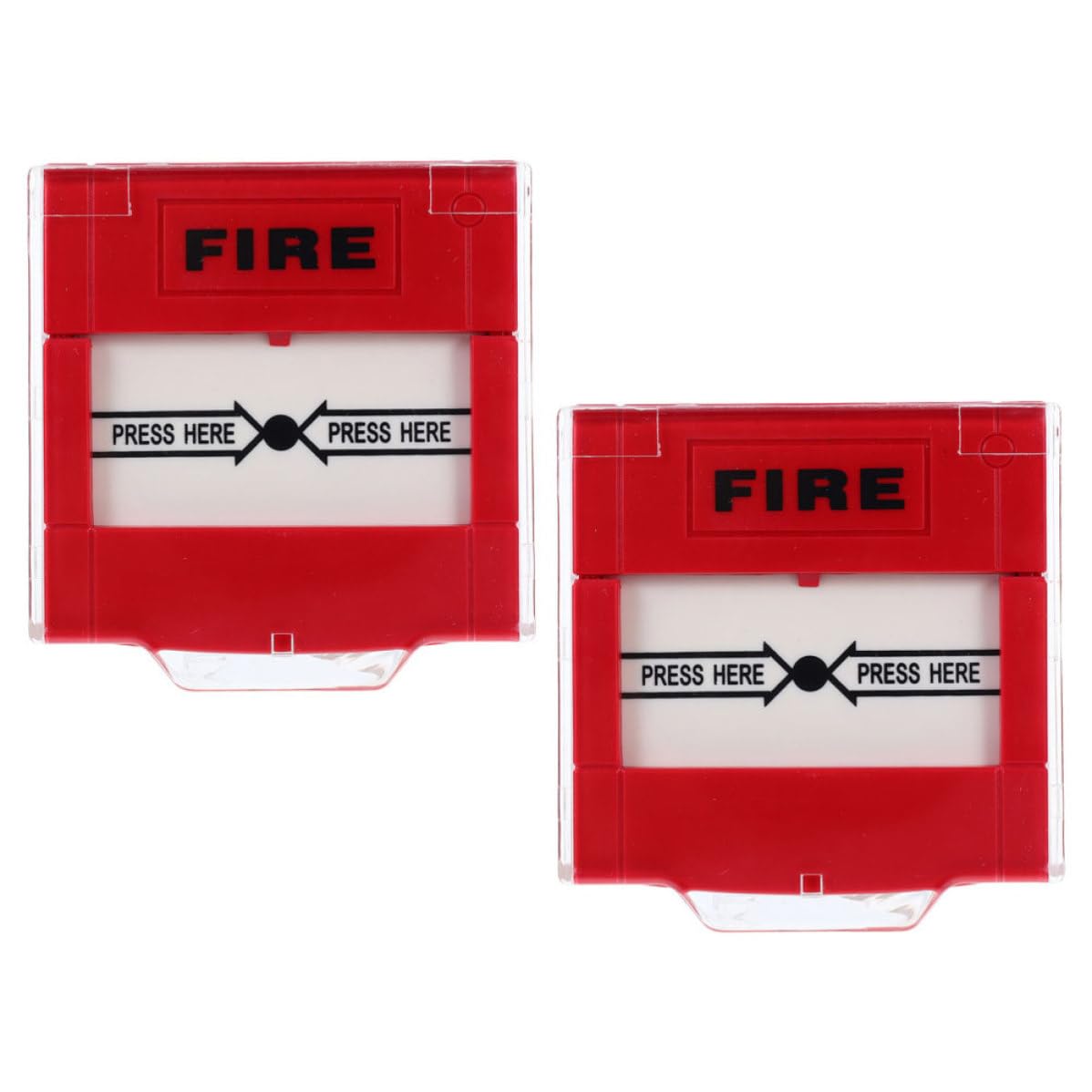 Alarme incendie bouton SOLUSTRE interrupteur manuel réarmable plastique scénarios d'urgence
