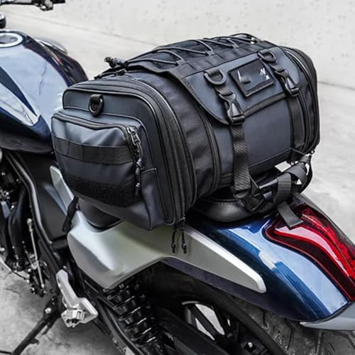 Bolsa trasera universal impermeable de gran capacidad para resolver el espacio en la moto 2