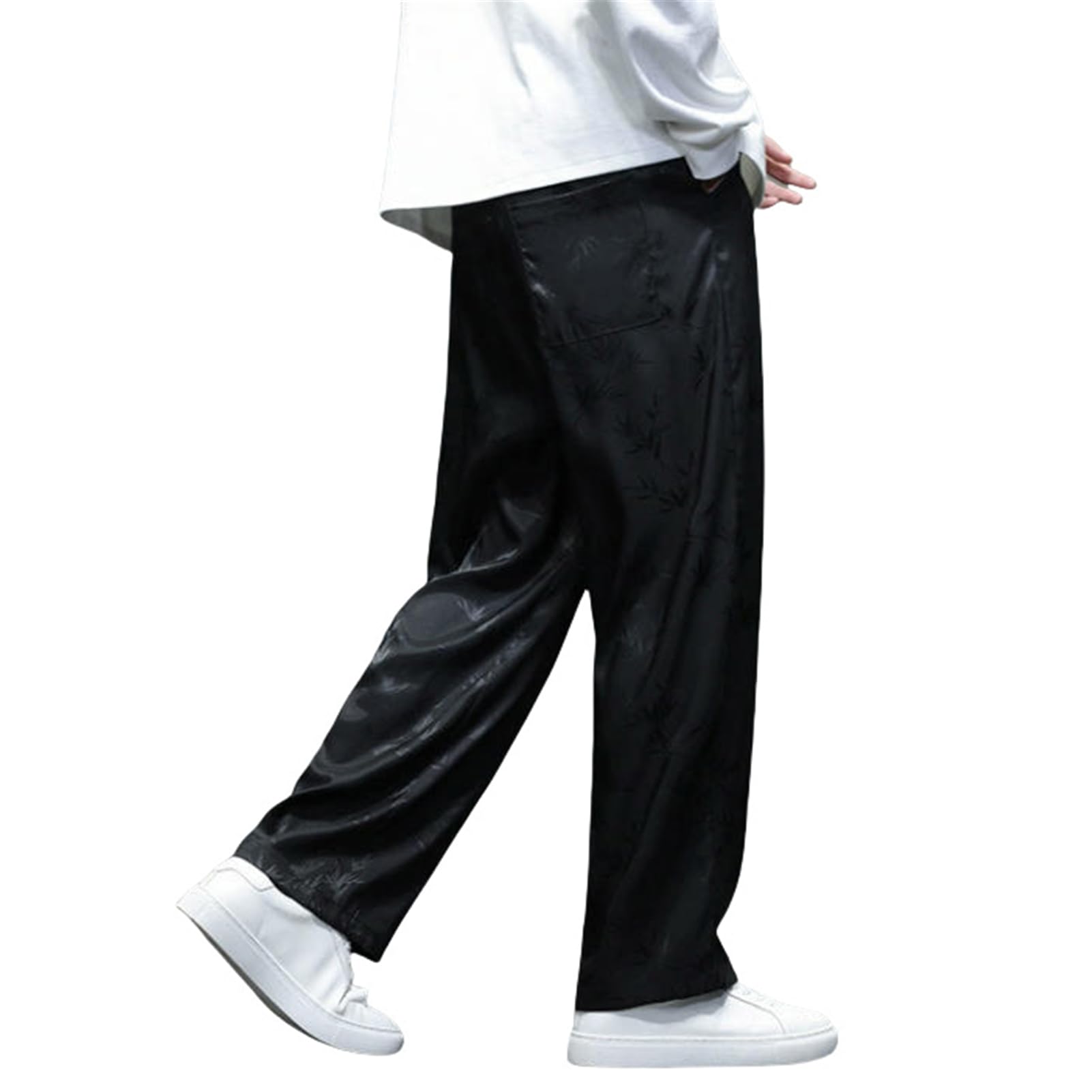 Pantalon long décontracté homme coupe ample pour éviter la chaleur