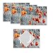 Produktbild Artipics Tischset Red Poppies Mohnblumen Platzset Abwaschbar Kunststoff 4 STK