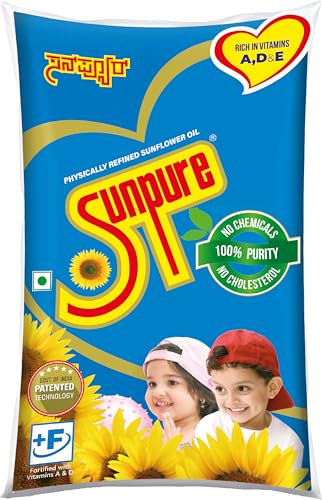 Sunpure Refined Oil -Sunflower, 1L