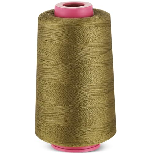 Image of 1 Roll Pack of 1313 Aramid 403 Flame-Retardant Yarn, Temperature Resistant to 200℃ Under No Load, Temperature Resistant to 162℃ Under Load, 2000 Meters (Khaki)
