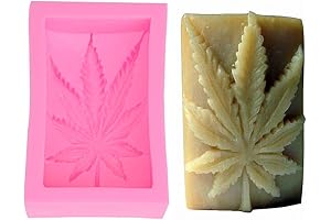 Pot Leaf Silicone Mold for Handmade Bar Soap