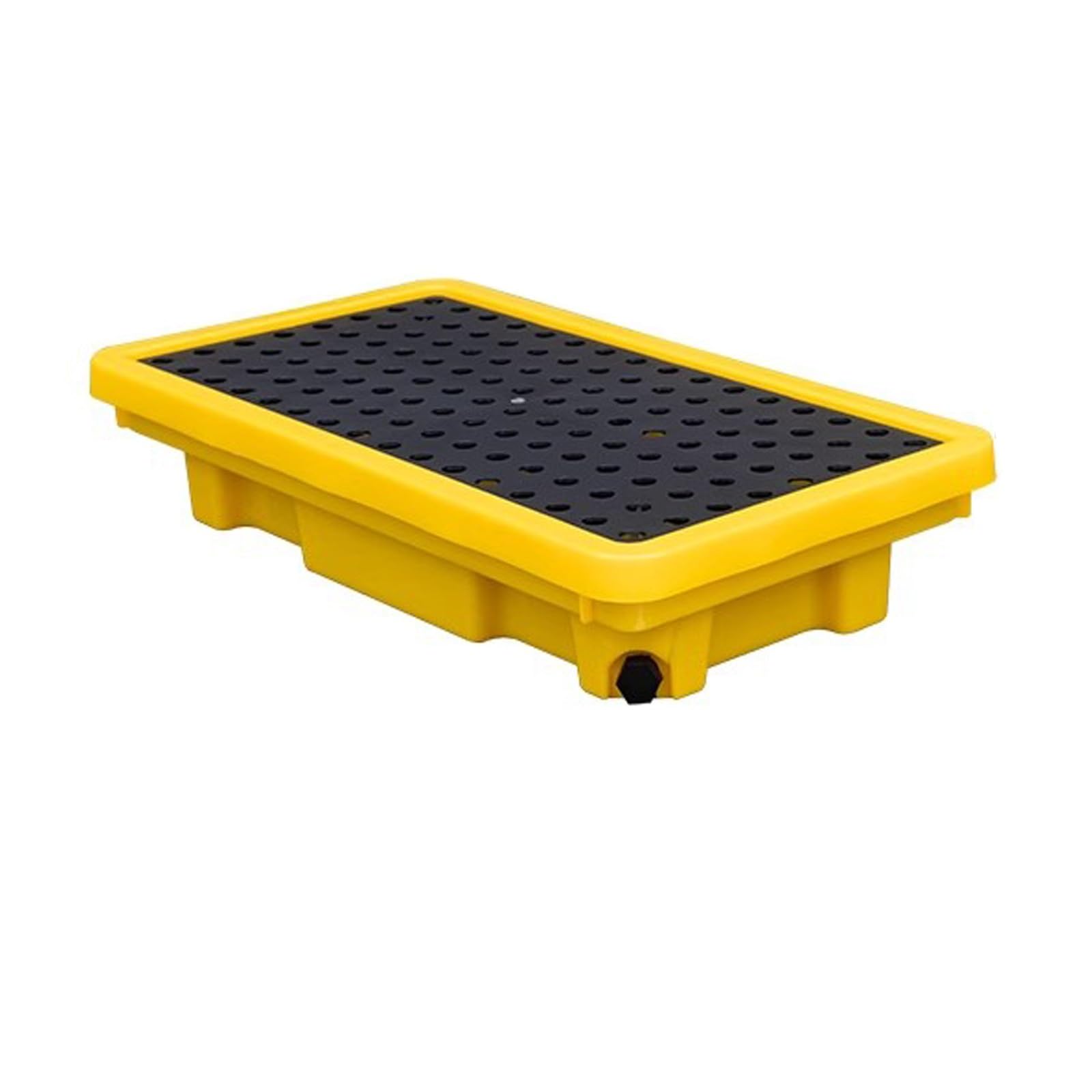 QUSYZD Stackable Modular Spill Containment Platform, Anti-Spill Plastic Pallet for Paint Buckets - Durable 26" x 14.2" x 4.7" Spill Platform for Safe Storage,26 * 14.2 * 4.7 in
