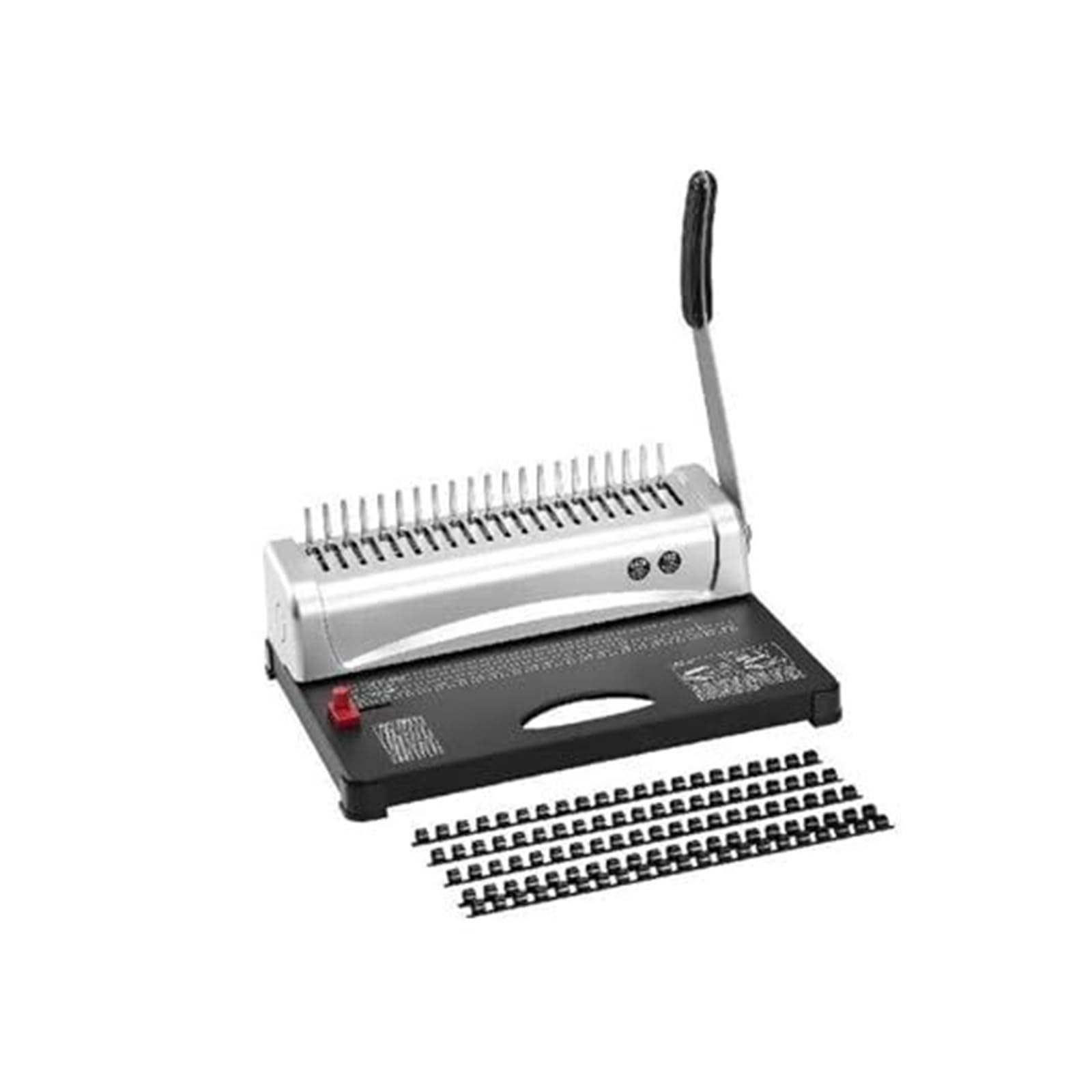Rilegatrice for libri, rilegatrice a pettine con 21 fori for 450 fogli, include 100 pezzi di dorso a da 3 8''