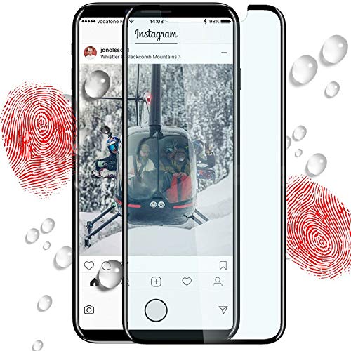 FayTun NINEJIU247 Cristal Templado, 9H HD Antihuellas-Dactilares Anti-arañazos Anti-Burbujas Protector de Pantalla para Smartphone