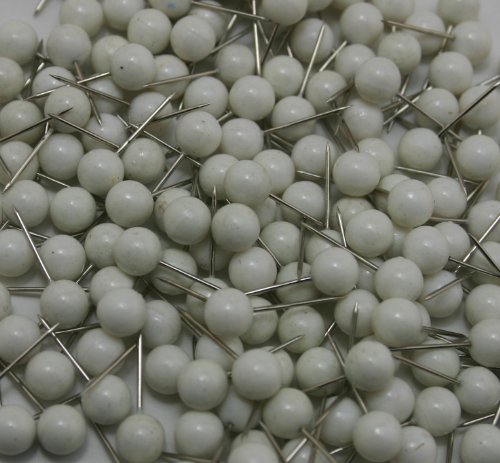 Amanaote 0,6 cm Gris Blanc Clou tête ronde Carte