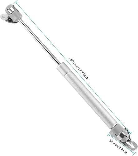 Miniatura 2 de 12 bisagras de gabinete de soporte hidráulico de 100N22.5 libras, soporte de elevación de soporte de gas de cierre suave, soportes de gas para