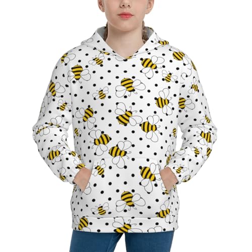 Small Wasp Kid Hoodies Boys Sweatshirts Girls Pullover with Pocket