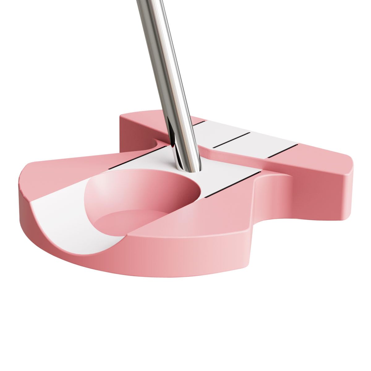 Orlimar F9 ZT Zero Torque Mallet Putter, Rechtshänder, Pink/Weiß, 83,8 cm | Für Damen und Herren