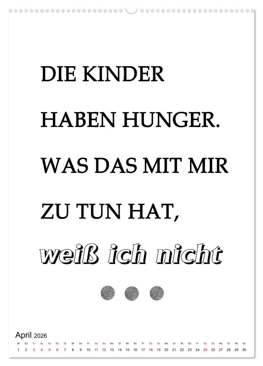 Heute schon gekocht? Leckerbissen aus der Schaltzentrale der Macht (Wandkalender 2026 DIN A2 hoch), CALVENDO Monatskalender
