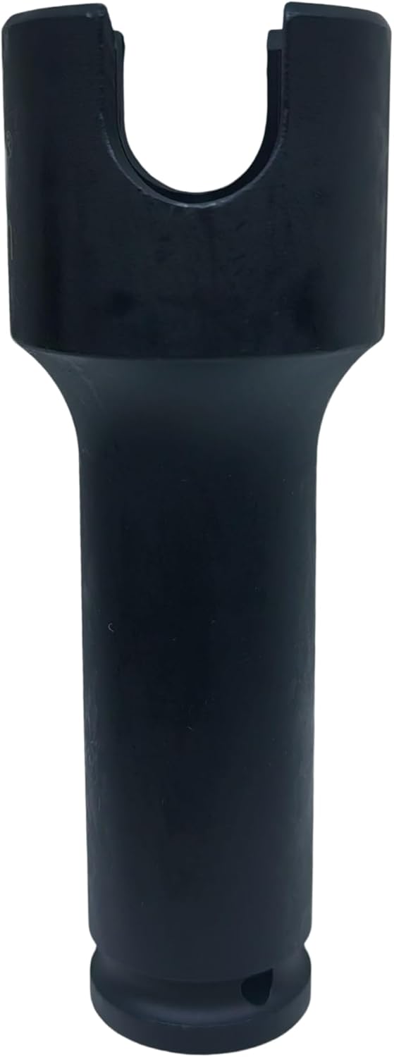 1/2-Inch Drive Multi-Purpose Lineman Deep Socket, Fits 1 inch 4-point Square Nuts, with 3/4 inch Slot for Eye Bolts, J-hooks, Hot-line Clamps, and Grounding Clamps