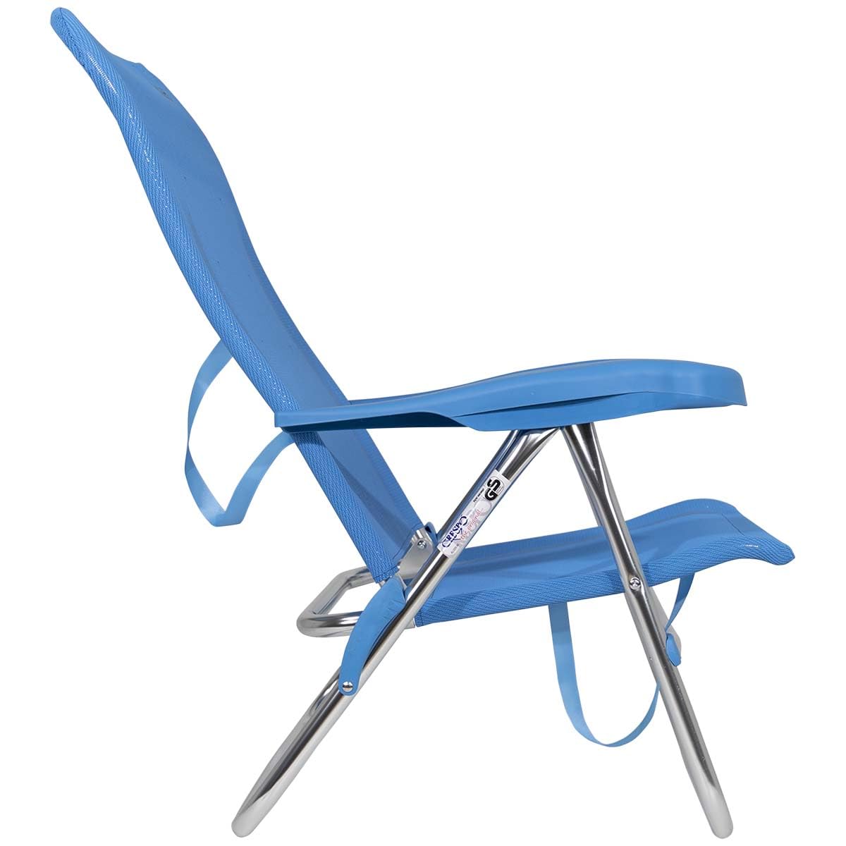 Crespo Aluminiowe krzesło plażowe, wyjmowane (multifibra)