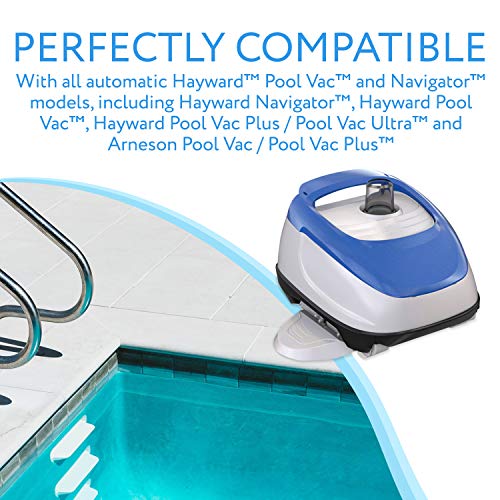 Impresa Products 8-Pack Pod Shoes for Concrete Pools - Equivalent to Hayward (TM) AXV414P / AXV014P and ProStar (TM) HWN115 - Replacement for Navigator and Pool Vac Vacuum Pool Cleaners