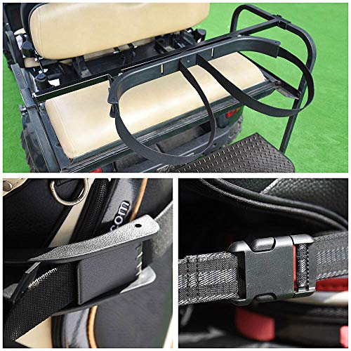 UAUS Universal Golf Bag Holder Bracket Attachment Cart Rear Seat Yamaha EZGO Club Car - Thumbnail 6