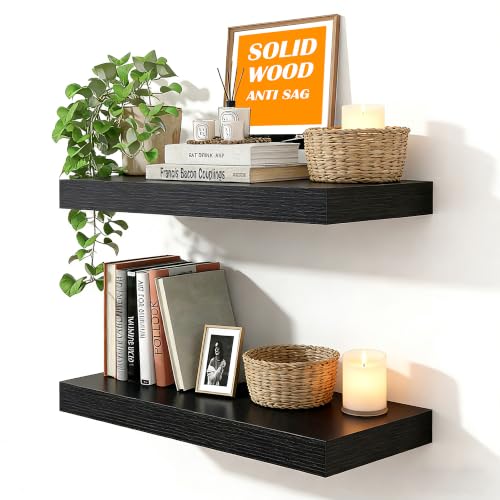 Aomorcos 23.6-Inch Solid Wood Core Shelves