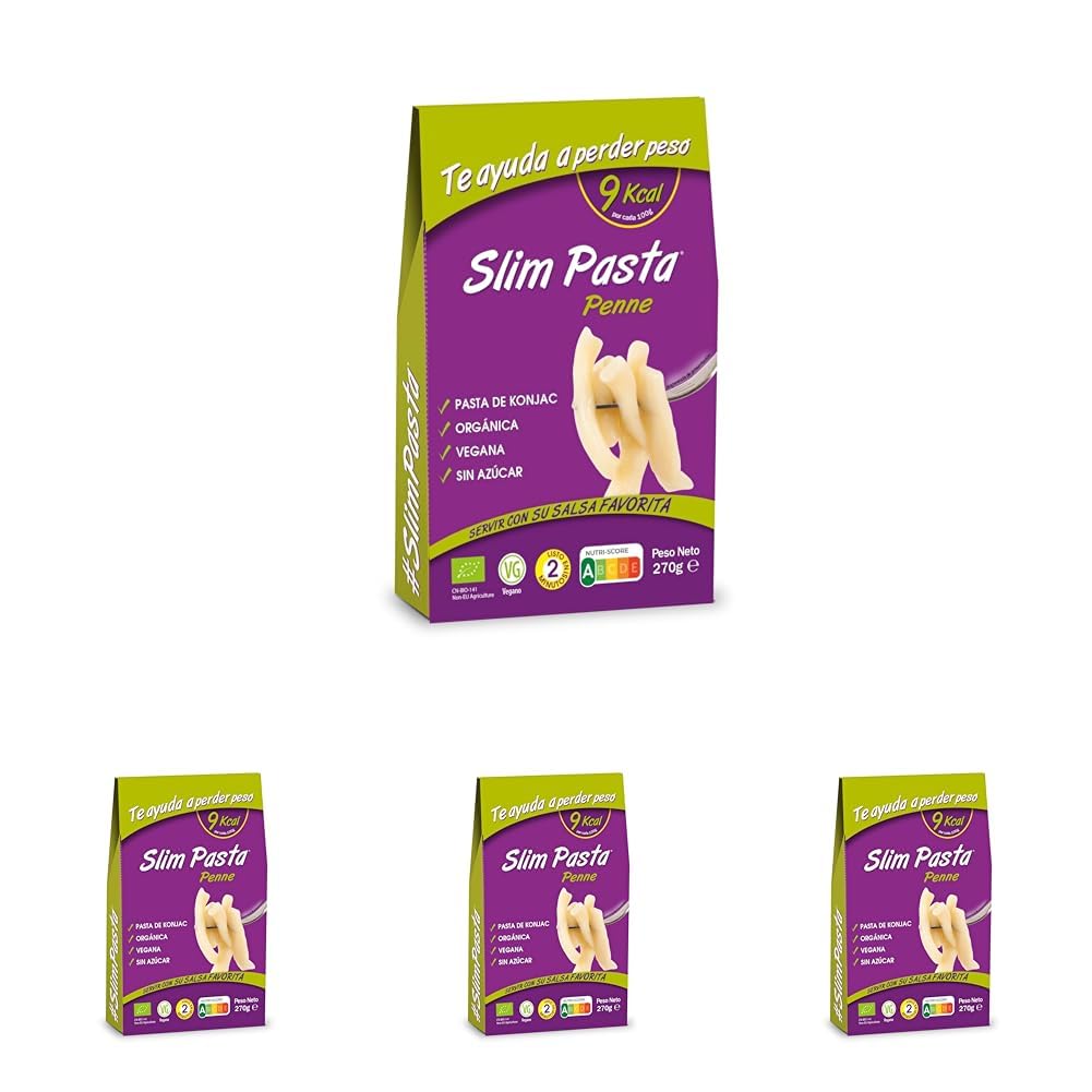 Slim Pasta - Pennes de Konjac - 270 g - Sin Calorías ni Carbohidratos - Ideal para Dietas Keto y Low Carb - Aptos para Veganos - Elaborados con Agua Purificada, Fibra de Avena y Harina de Konjac — view 8