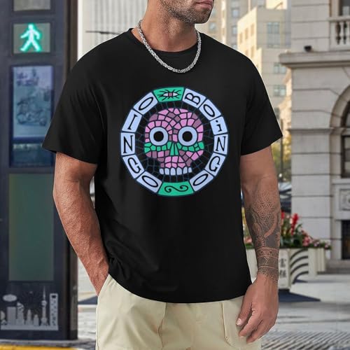 T Shirt Oingos Music BOingos Mens Summer O-Neck Tee Casual Short Sleeve Tops Black2