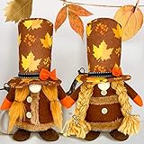 Thanksgiving Fall Decor Gnome Plush Fall Thanksgiving Decorations for Home Autumn Farmhouse Handmade...