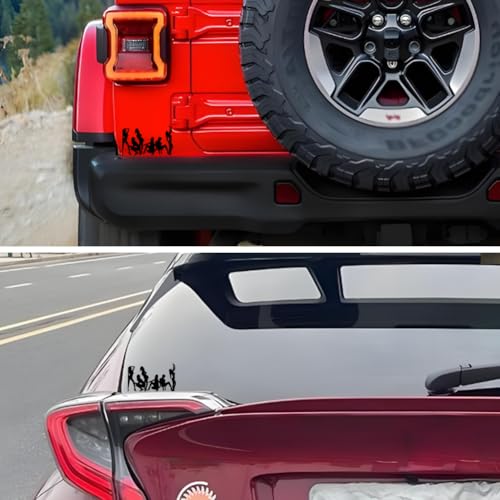 Image of 6.3 inch Panty Dropper Stickers Sexy Funny Decal Reflective Vinyl Stickers for Car Bumper Window Laptop (Sexy Women Black)
