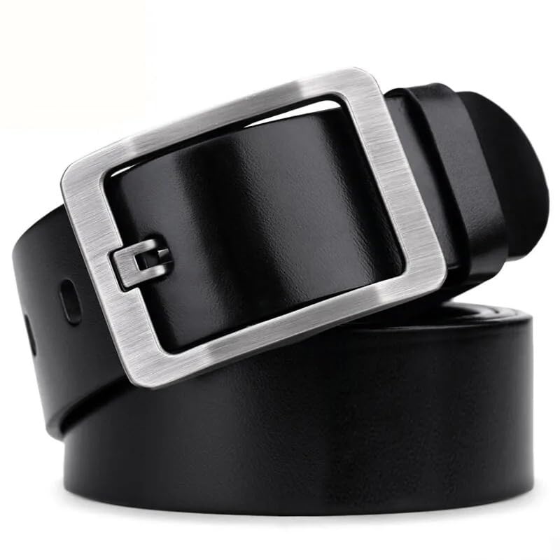 Men's Leather Belt Leather Belt Needle Buckle Cowhide Belt Casual Belt2