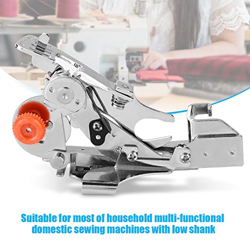 Ruffler Presser Foot accesorio para máquina de coser miniatura 3