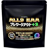 JAY&CO. アミノ酸スコア100 ALL9 EAA プレワークアウト +3 (EAA β-ｱﾗﾆﾝ ﾋﾞﾀﾐﾝD ｱﾙｷﾞﾆﾝ ｼﾄﾙﾘﾝ ｵﾙﾆﾁﾝ) (エナジー, 50回)