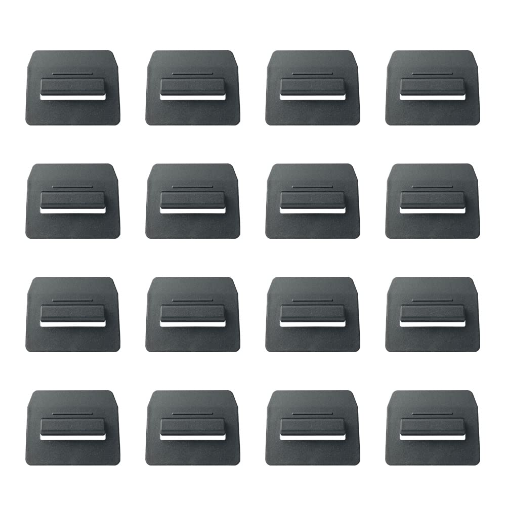 16 PCS Sunshade Clips Roof Shade Clips for Sunroof Compatible with Tesla Model 3 Model Y Roof Sun Shade Heat Shield Installation Accessories(Black, Model 3)