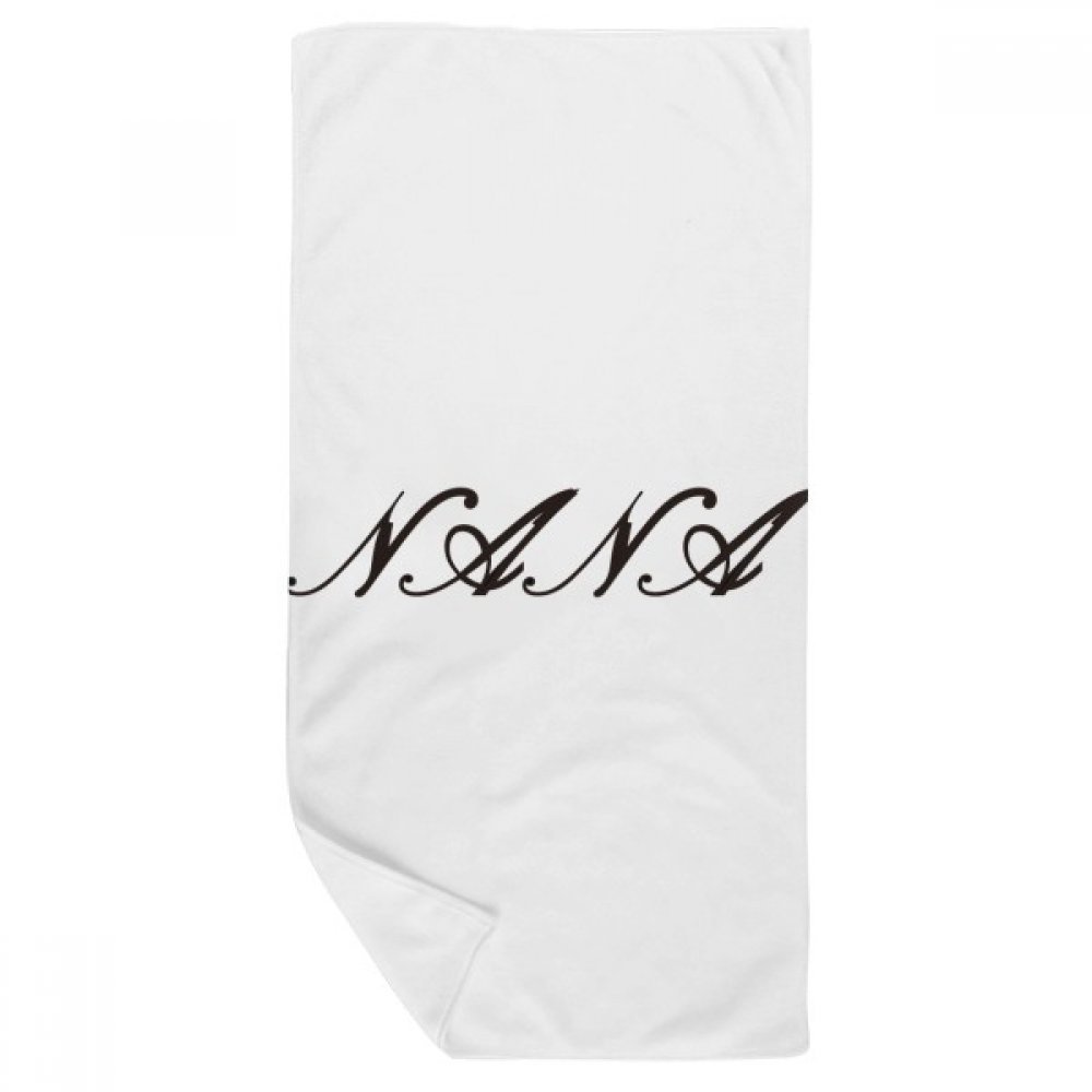 Serviette Grand-mère curlicue multicolore 35x70cm douce pour la toilette
