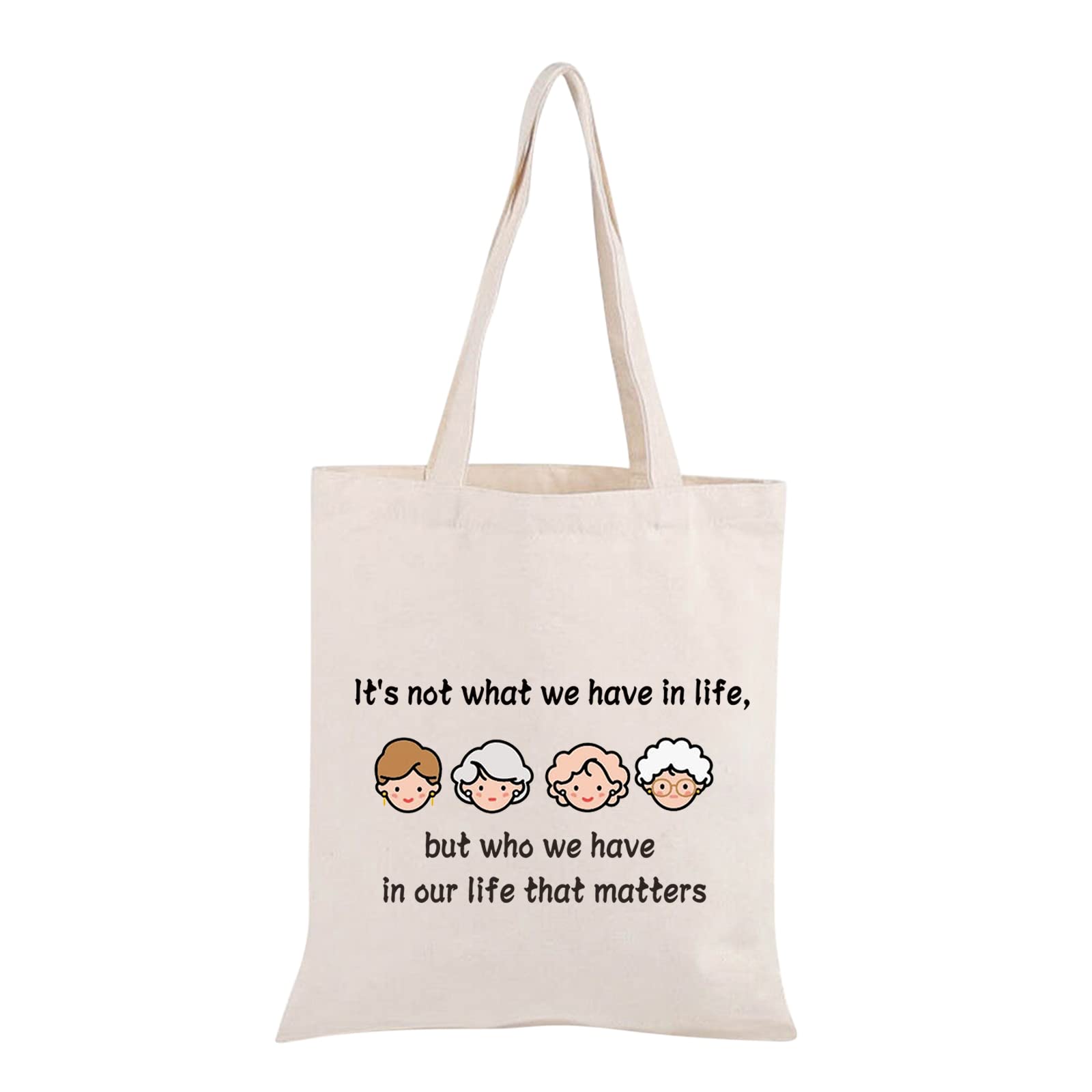 JXGZSO Golden Friends Makeup Travel Bag Friendship Birthday Gift It's Not What We Have In Life But Who We Have In Our Life That Matters (Golden friendship shopping)