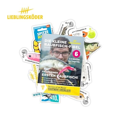 Lieblingsköder Gummifische 6cm - 6 Angelköder, Farbe Lieblingsköder:Ultimate Collection klares Wasser