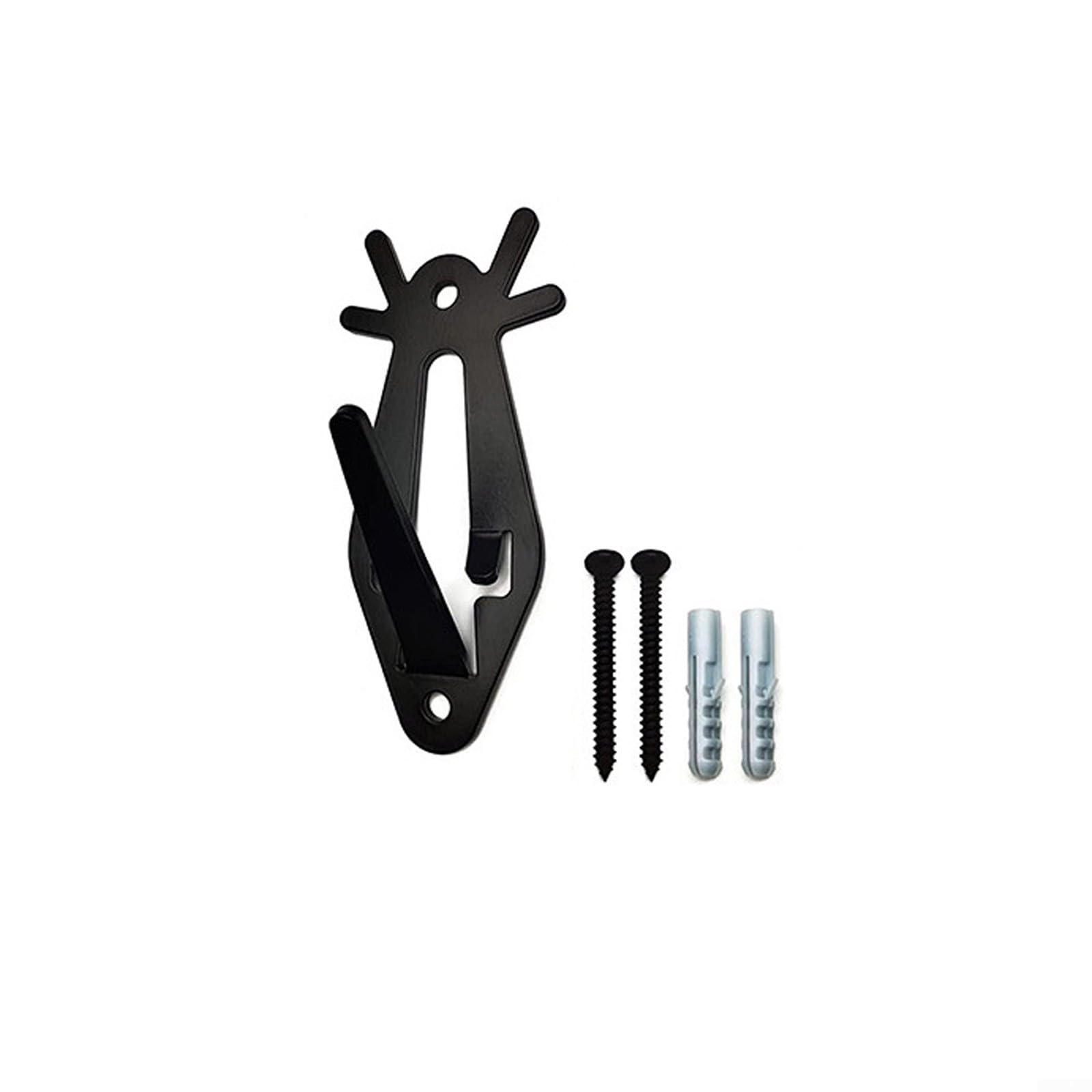 SPORTARC Ganci a forma di teschio di cervo, resistenti, decorazione a forma di teschio, montaggio a parete, facile installazione per soggiorno, camera da letto (A)