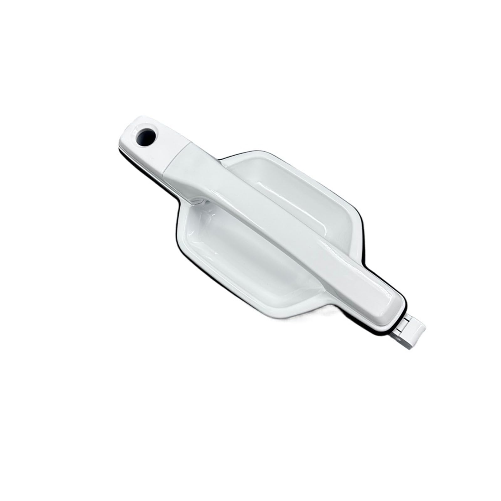 Ohkylsd Front Right Door Handle White Front Rear Outer Door Handle For Mitsubishi For Pajero V97 V93 V87 V98 2006-2020 Replacement Handles