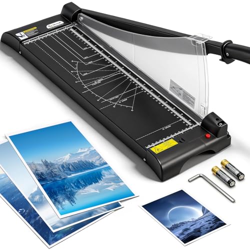 Massicot A3 industriel laser coupe-papier lourd 10 feuilles carton photo