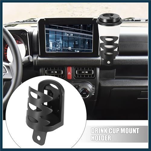 Soporte Portavasos Multiusos Plástico Negro Suzuki Jimny miniatura 2