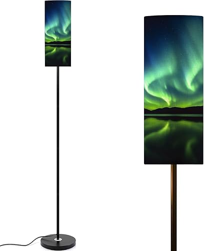 Miniatura 8 de Floor Lamps with Remote Control Distant Nebula far Away Galaxy Foot Switch Pole Lamps Modern Tall Standing Lamp for Bedroom Living Room 9W Dimmable