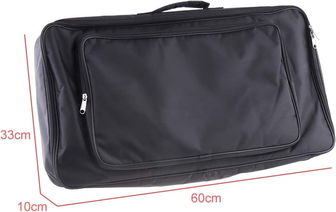 Portable Gig Bag Guitar Effects Pedal Board Carry Bag 23.6 x 13 x 4inch Black - Image 4