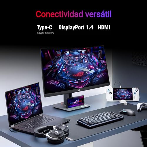 Monitor gaming ASUS ROG de 27 pulgadas para setups de streaming con USB-C 5