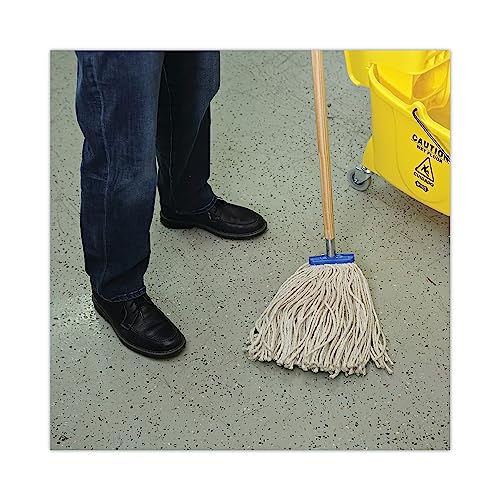 Boardwalk BWK716CCT 16 Oz. Cut-End Lie-Flat Cotton Wet Mop Head thumb #4