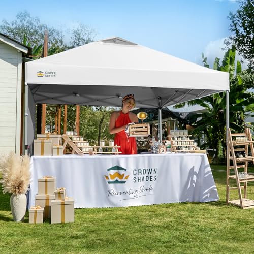 CROWN SHADES 10x10 Pop Up Canopy with Sidewall