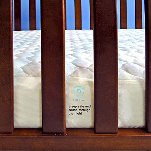 Cojín de cuna ajustable de algodón orgánico protector natural e hipoalergénico premium 5