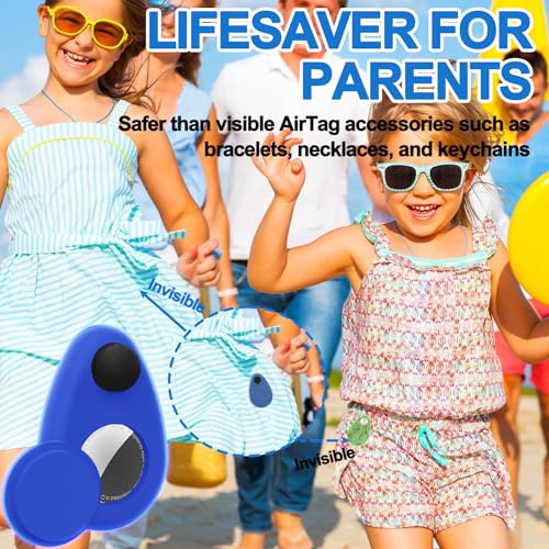 2 PACK Waterproof AirTag Holder for Kids, Hidden AirTag Holder with Safety Pin, Anti-Theft GPS Tracker Case for Baby, Clothes, Luggage, Pet, Doesn’t Dangle Anti-Removal(Luminous) 2 PACK Waterproof AirTag Holder for Kids, Hidden AirTag Holder with Safety Pin, Anti-Theft GPS Tracker Case for Baby, Clothes, Luggage, Pet, Doesn’t Dangle Anti-Removal(Luminous)