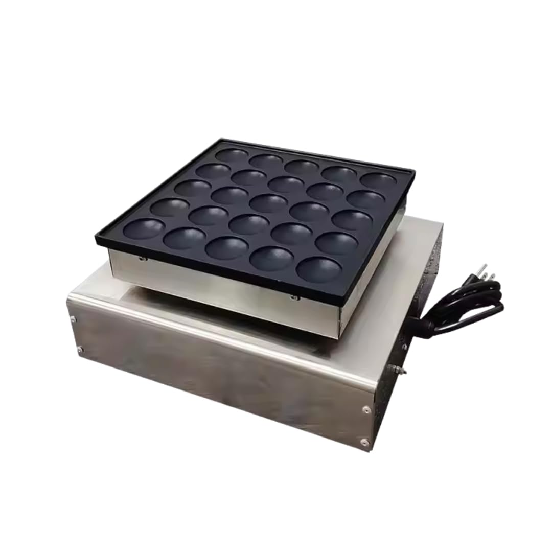Commercial Mini Pancake Maker – Makes 25 Crepes Per Batch – Stainless Steel – 1-Year Warranty-image-16